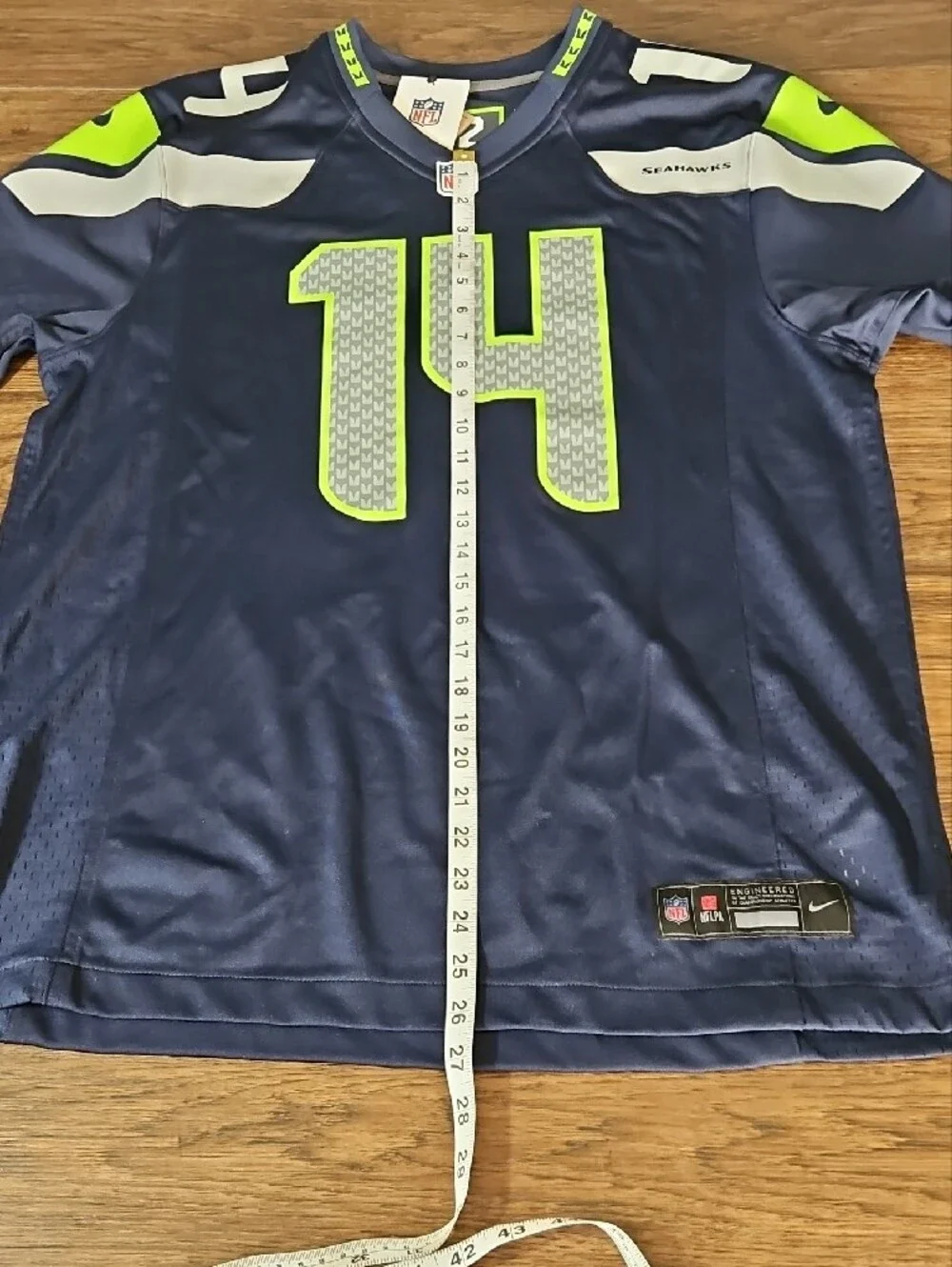 Nike Seattle Seahawks DK Metcalf #14 Game Jersey NWT Men's Large NFL Football